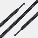 Lacets plats Noir / Gris / Vert