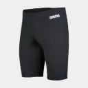 Team Swim Jammer Solid Black / White