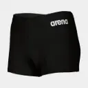 Team Swim Short Solid Kids Black / White