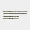 Stretch-Loc Mini Strap Set (4 pcs) Burnt Olive