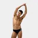 Medley Logo 7cm Brief Black / Green