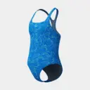 Hyperboom Medalist Allover Print Swimsuit Kids Blue / Green