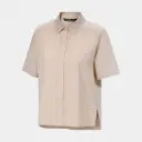 Olia Shirt Short Sleeves Women Sea Salt
