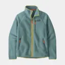 Retro Pile Jacket Blue Sage