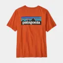 P-6 Logo T-Shirt Coal Orange