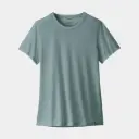 Cap Cool Trail Shirt Women Blue Sage