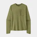 Long SLeeves Cap Cool Sun Shirt Caper Green / Buckhorn Green X-Dye