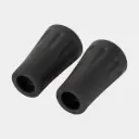 Rubber Tip Ferrules Pair Black