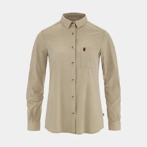 Chemise Randonnée Fille REI - Manches Longues - X-Large (18) - Beige - 100% Polyester - Neuf