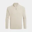 NosiLife SolarShield+ Half Zip Top Parchment