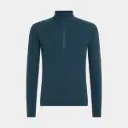 MerinoFine Polar Long Sleeves Half Zip 300 Abyss