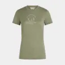 Tech Lite Short Sleeves Tee Peace Pas 150 Women Lichen